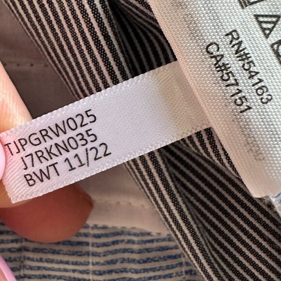 NWT TOMMY HILFIGER HAMPTON STRETCH STRIPED CHINOS - SIZE 12 - Picture 11 of 13